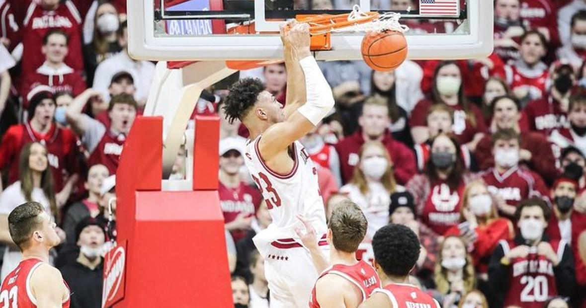 Trayce Jackson-Davis hits 3s at Draft Combine