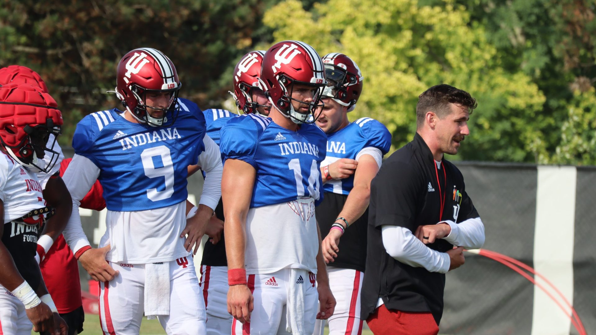 Indiana football: Tom Allen praises his defensive line, receivers